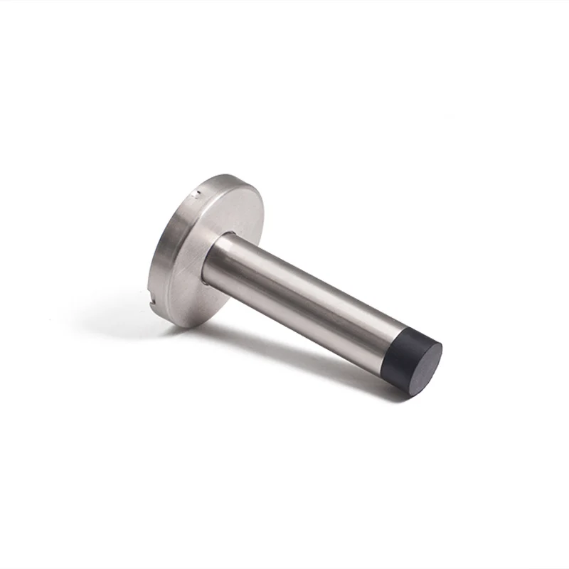 Stainless steel stop bathroom door stopper wall mounted furniture stainless steel door stop