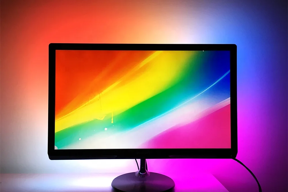 Симфонический черный фон 60 RGB Ambibox Kit 5V Sync PC Dream Screen USB WS2812 Светодиодная лента