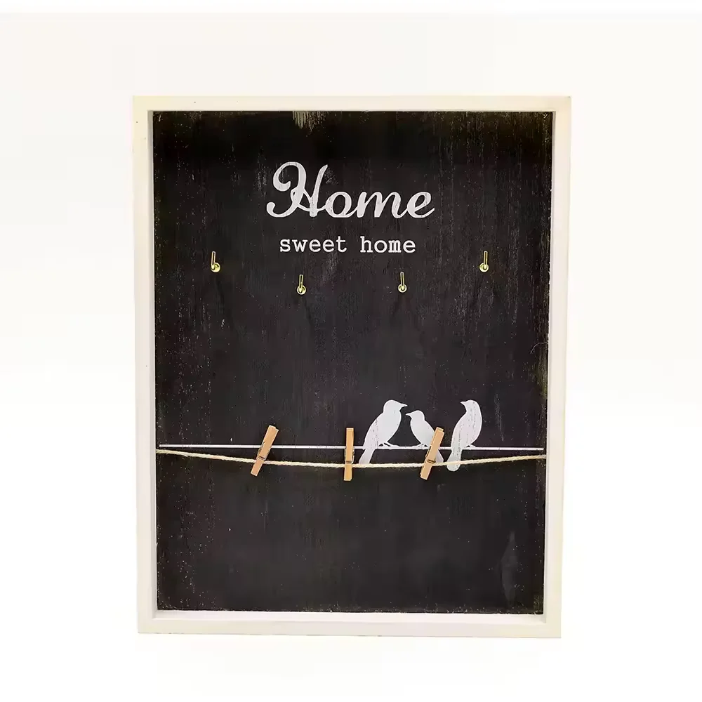 Home Decor Wood Crafts Custom Wooden Wall Key Box