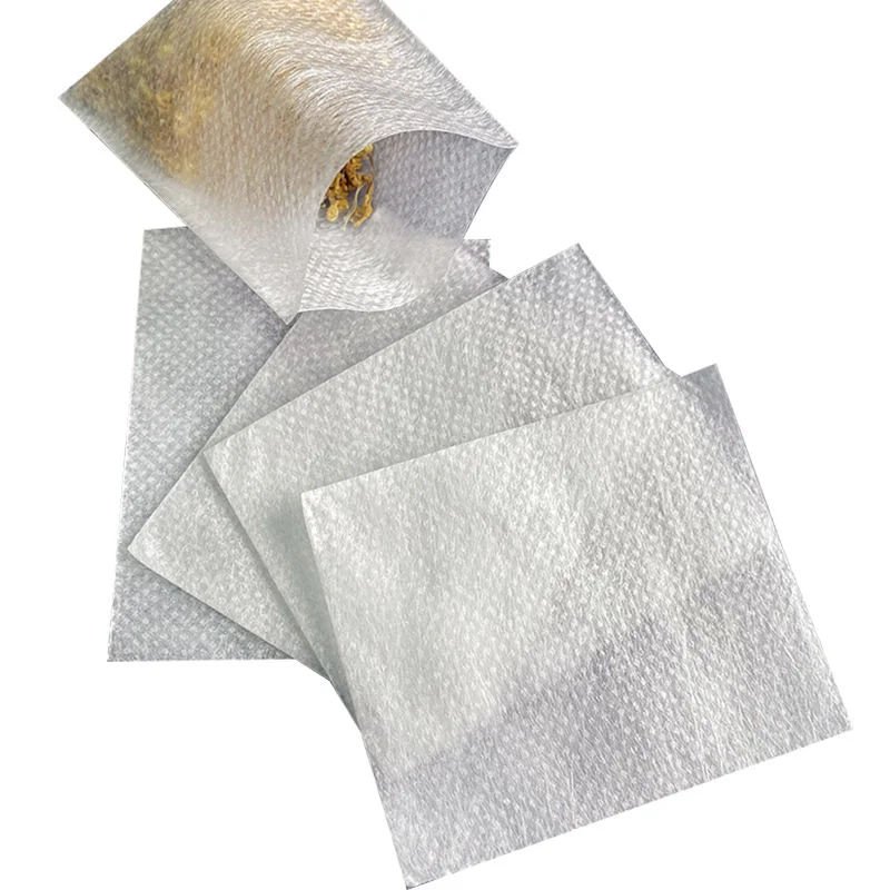 Factory Supply Heat Sealing Transparent Corn Fiber Pyramid Tea Filter Bags Disposable Tea Bags for Loose Tea