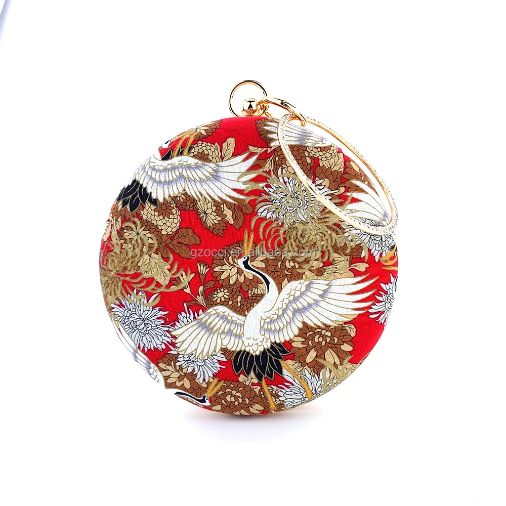 OC4405 Newest Designer Bag Round Shape Handle Evening Clutch Original Designer Bags