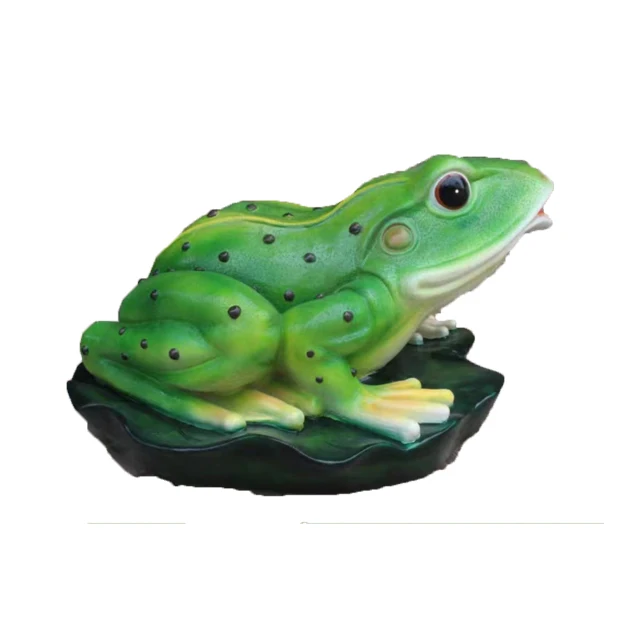 RF Garden decoration fiberglass silicone frog cement molds durable and cute animal concrete statue silicone mold for sale