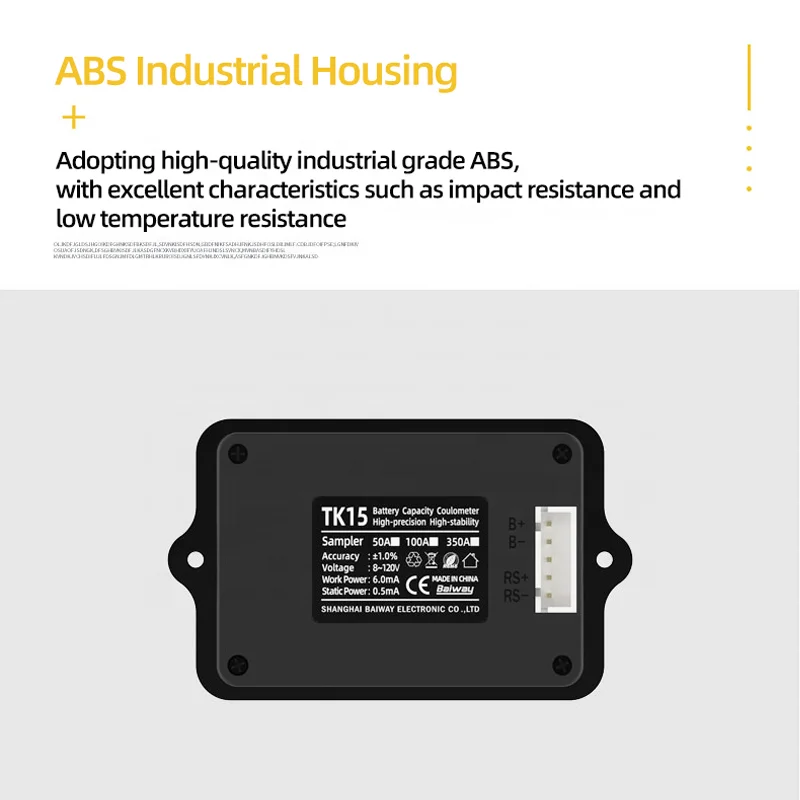 BW-TK15 80V100A Universal LCD Car Battery monitor Charge discharge battery Capacity level Indicator meter tester