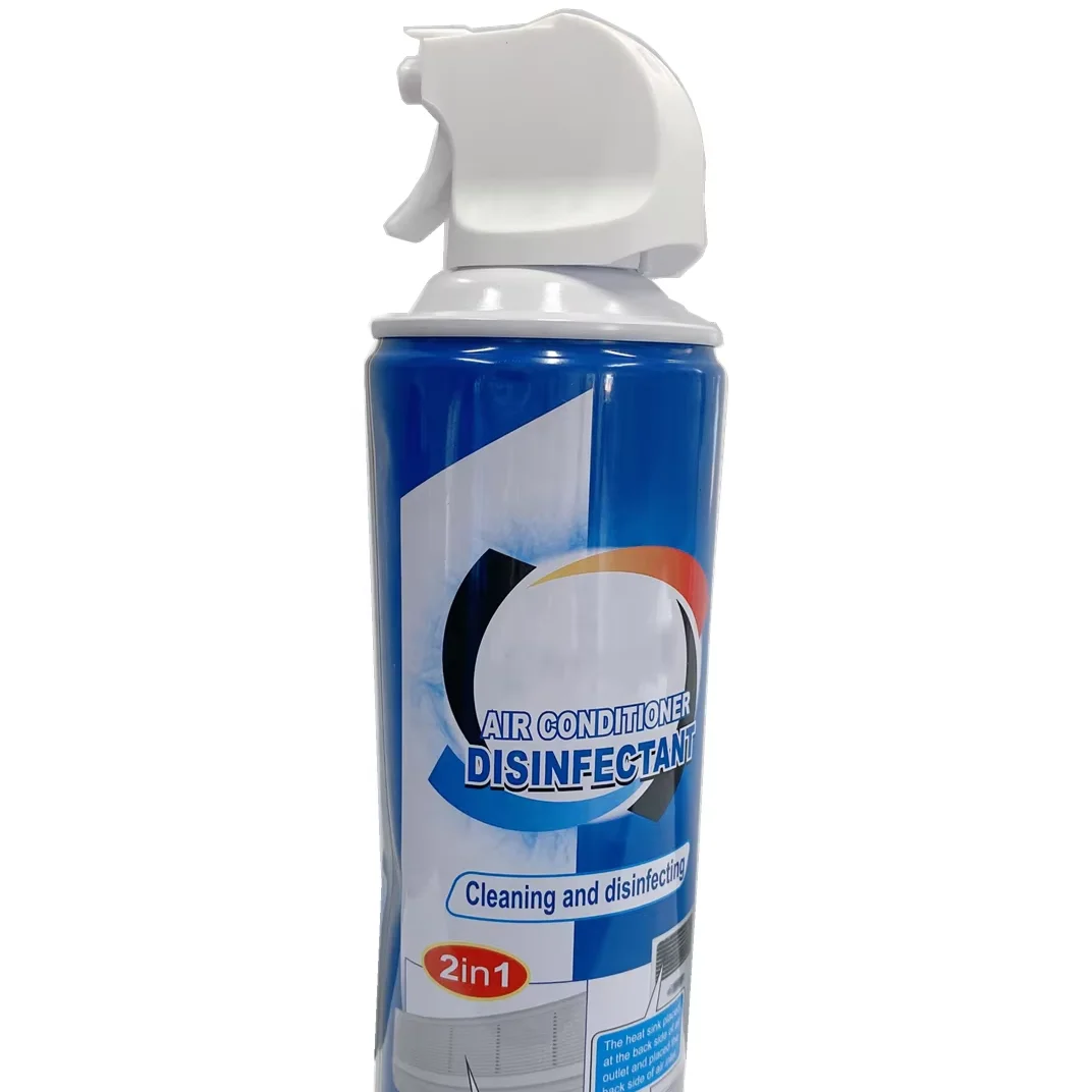 Cleaner solution for tube and odor of room or outside air conditioner unit system with industrial chemical spray foam