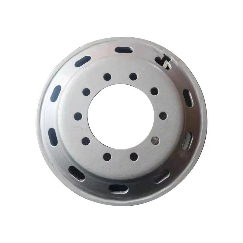 Heavy Duty Truck Rims Wheels Light Truck Trailer Wheels 10 Hole  8.00-24 Steel Material