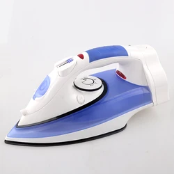 Mid-sized Big Water Tank Press Iron Portable Handheld Cord Retractable Steam Iron Electric Irons With Variable Steam
