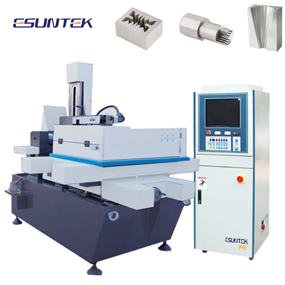 Esuntek CNC Wire Cutting EDM Machine Tool with stepper/Servo motor multi cutting instead of DK7732 7735