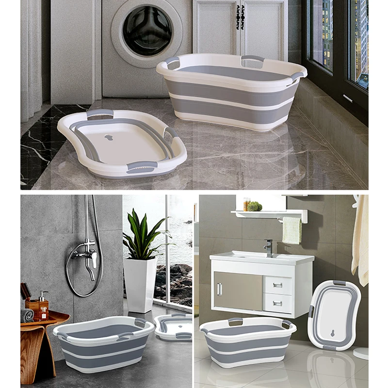 Водонепроницаемая конструкция легко помещается в компактные места складная корзина для хранения белья для путешествий