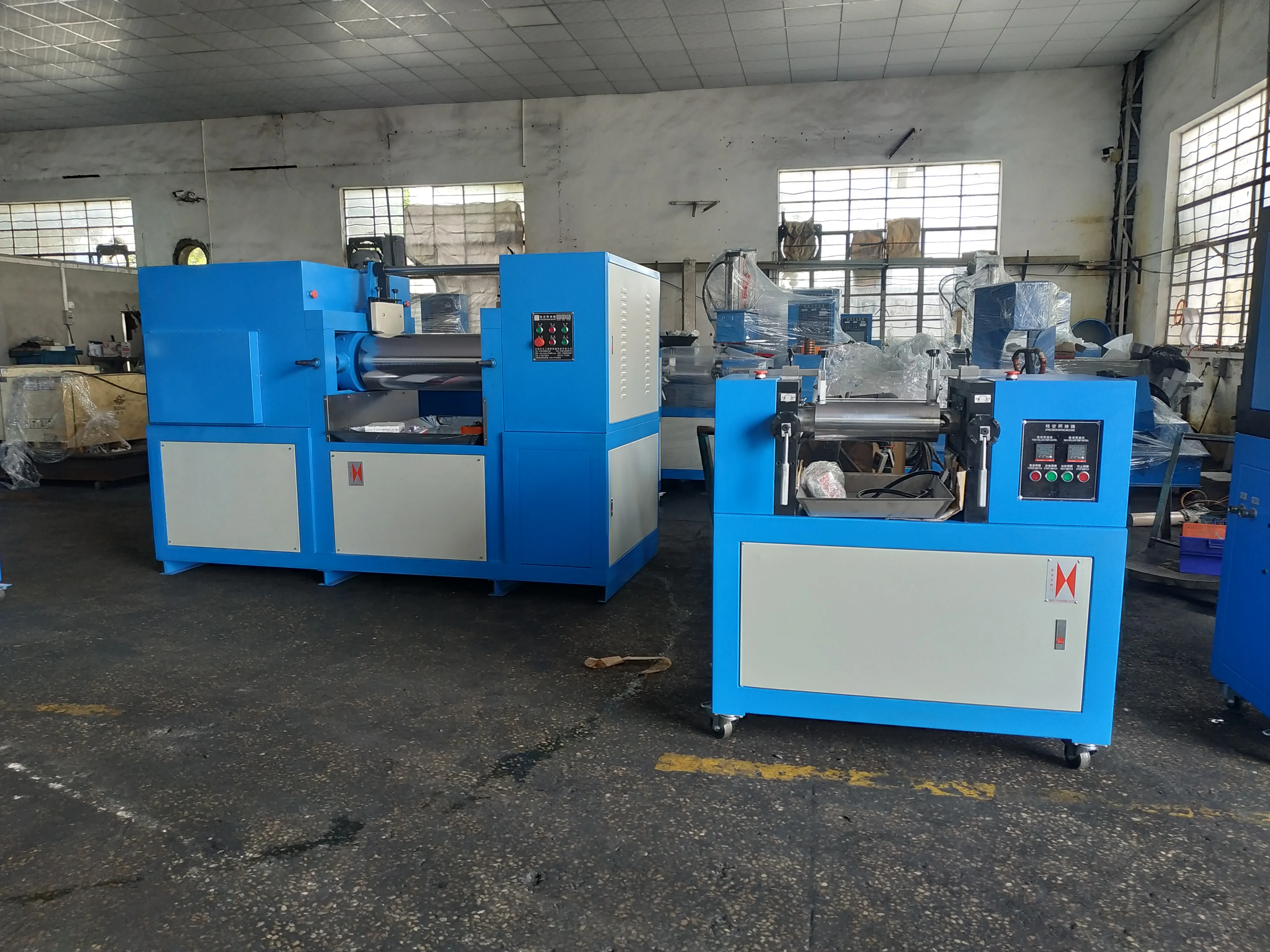ISO CE Two Roll Rubber Calender Rubber Sheet Making Machine