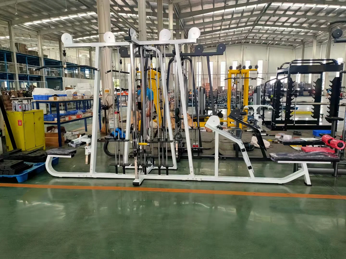 Multi Functional Commercial Gym Exercise Fitness Equipment Multi Jungle 5 Stations professional fitness equipment