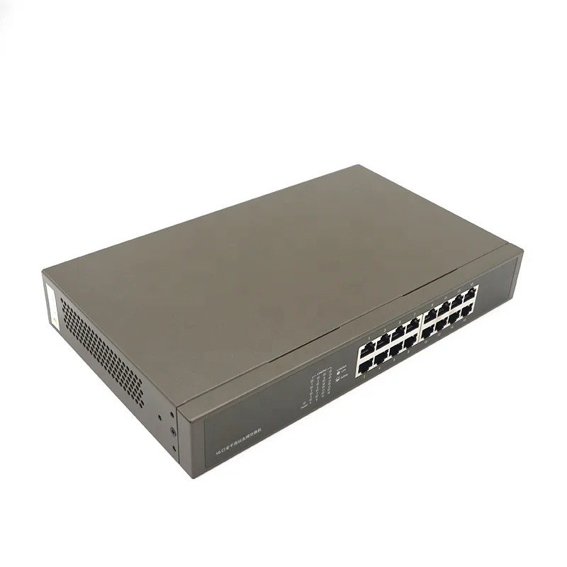 TEG1016D 16-port 10/100/1000Mbps gigabit smart ethernet network desktop router switch China produce Wholesale Support oem