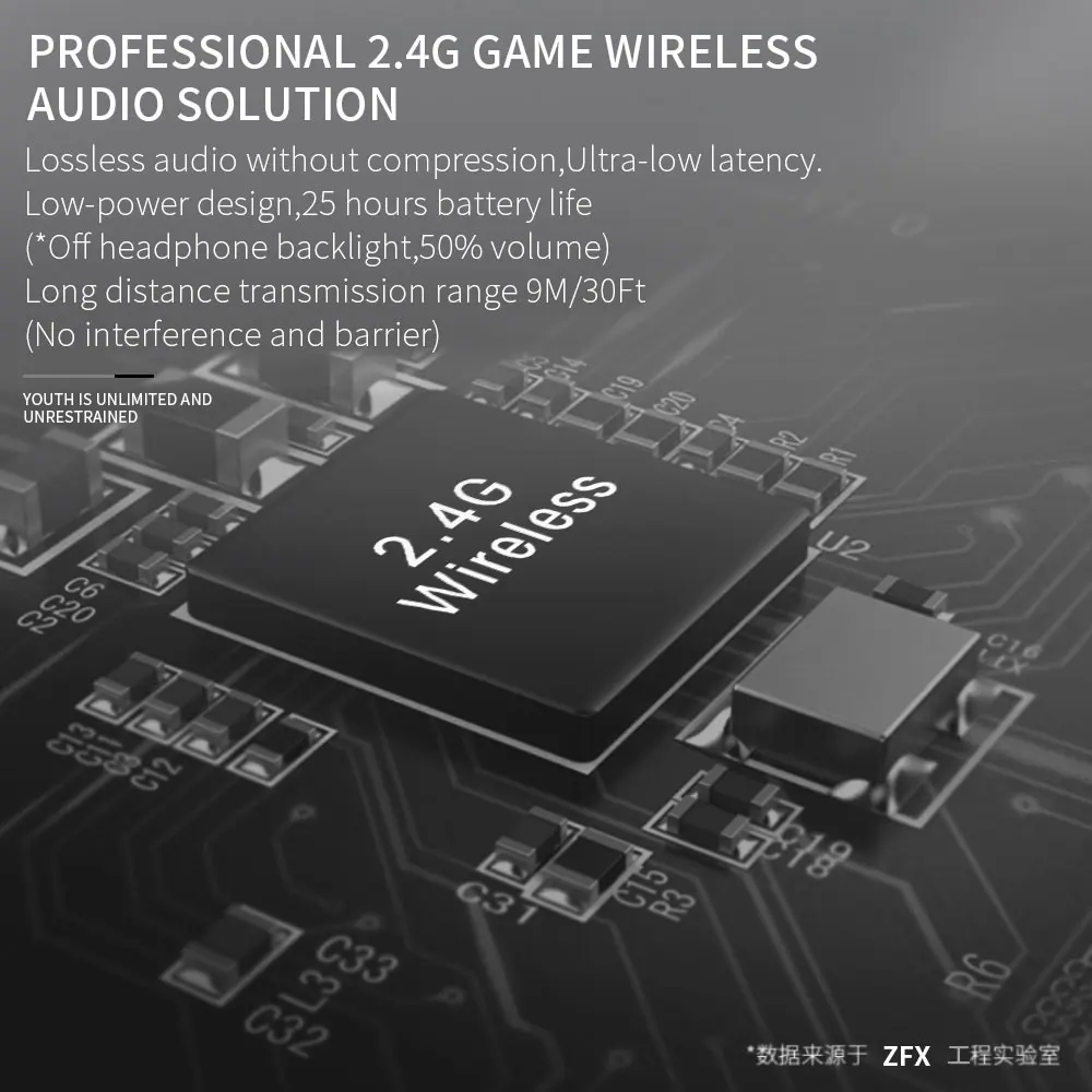 Игровая гарнитура 2022 2,4g, Беспроводная игровая гарнитура, наушники с микрофоном 2,4G, игровая гарнитура для ПК, беспроводные наушники