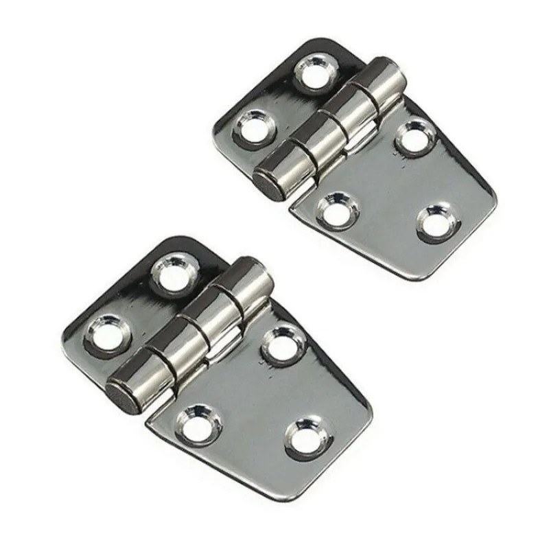 Marine Grade Cast Solid 316 Stainless Steel Mirror Polished Shortside Hinges
