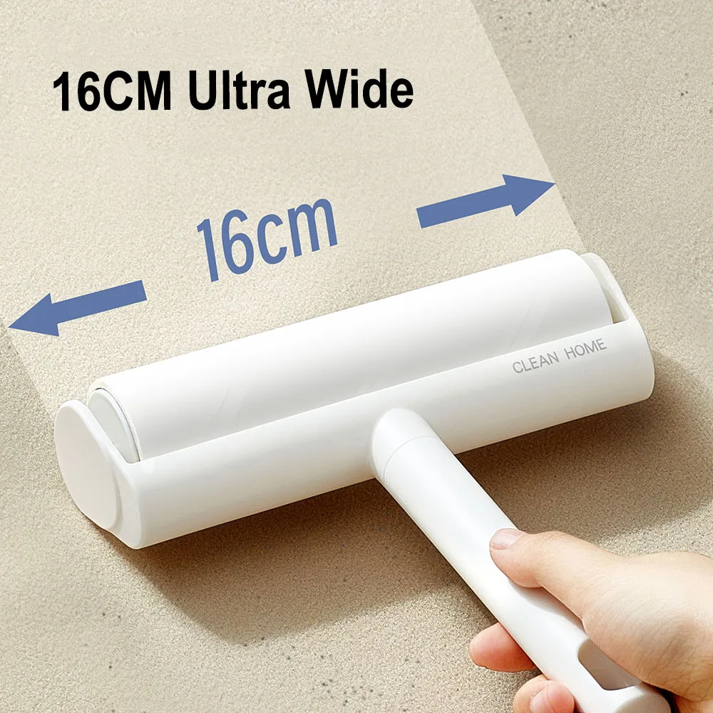 Portable Self-Cleaning Mode  60 Sheets Replaceable  roller Clothes Furniture Dust cleaning Lint Sticking Roller