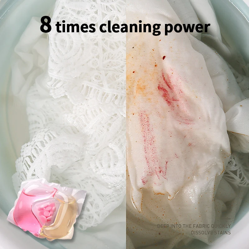 OEM wholesale New formula household chemicals water soluble washing laundry detergent cleaning liquid pods