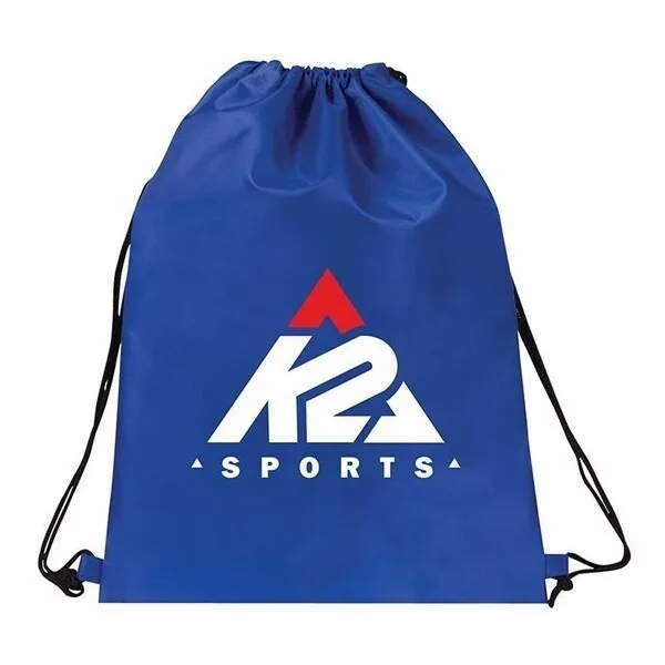 High Quality Polyester Draw String Custom Recycled Sports Backpack Gym Bag Waterproof  Logo Promotional Fitness Drawstring Bags
