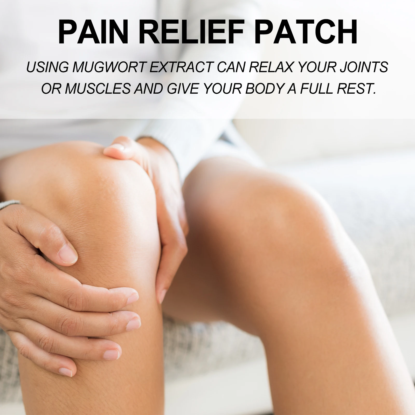 OEM ODM natural ingredient wormwood self-adhesive sports injury wormwood patch knee waist spine joint wormwood patch