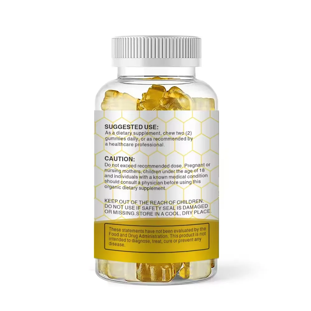 WELLBODY OEM/ODM Private Label Factory Supply Royal Jelly gummies Vegan Supplement Bee Pollen For Immune System & Energy