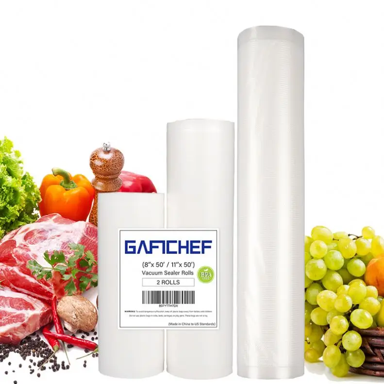 High quality embossed vacuum roll packaging machine for family food packaging storage bags