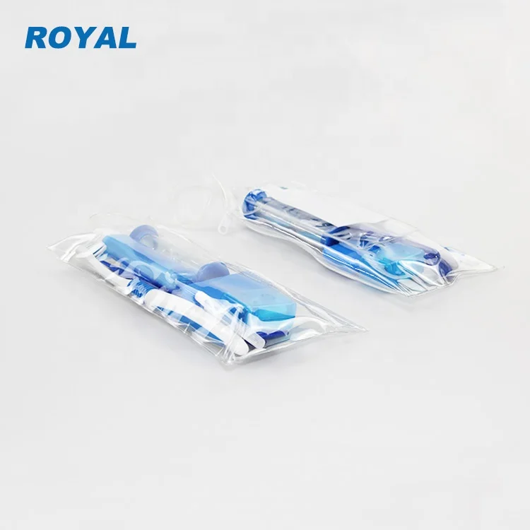 8 pcs/bag Net Bag Portable Orthodontic Toothbrush Kit Braces Travel Oral Care Kit Dental Orthodontic Care Kit