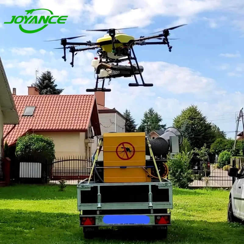 Горячая продажа двойной системы сельскохозяйственного распыления Дрон, распылитель БПЛА Дрон/тепловой запотевания Дроны для борьбы с вредителями