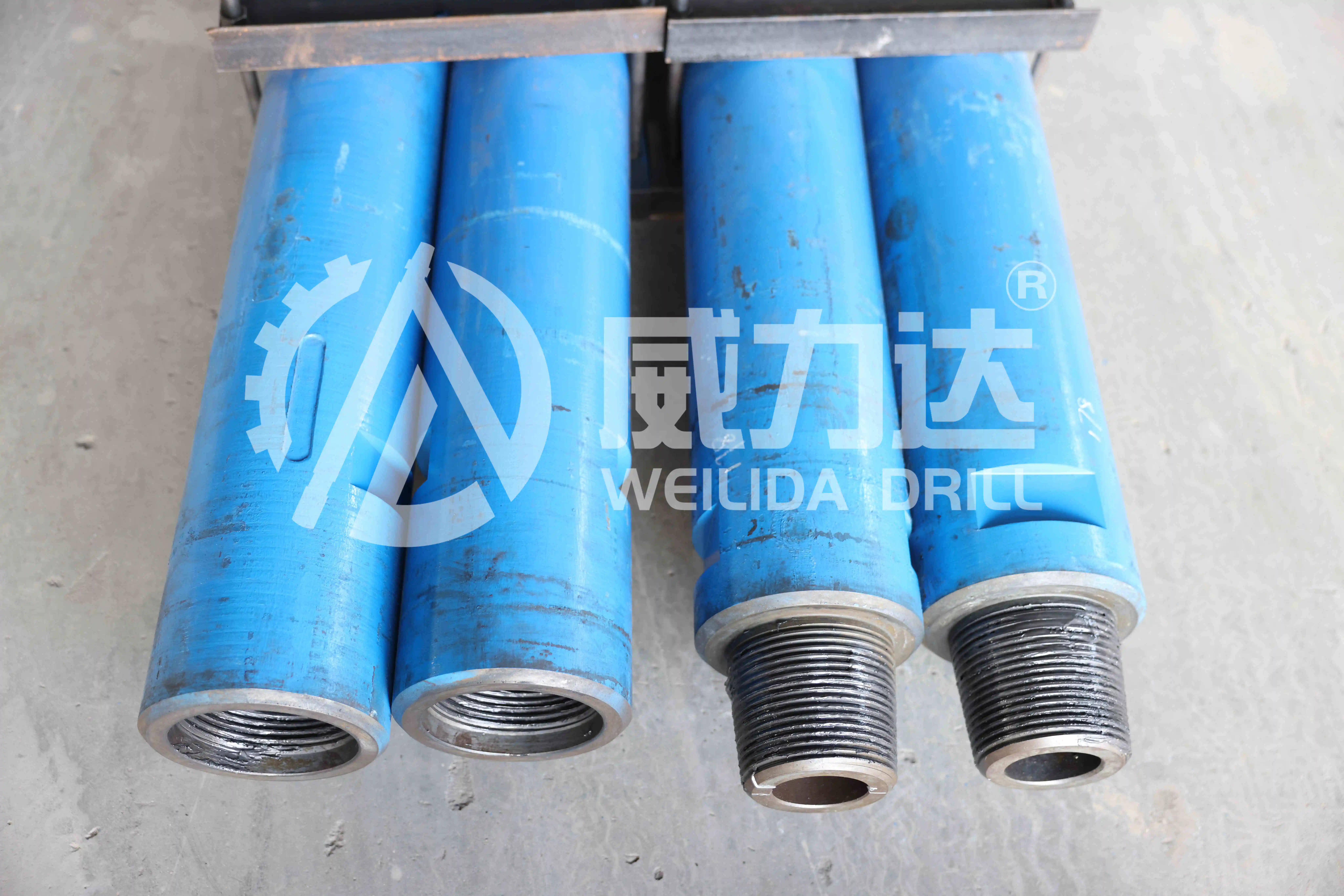 API Spiral drill collar with elevator groove and slip groove/non-magnetic drill collar