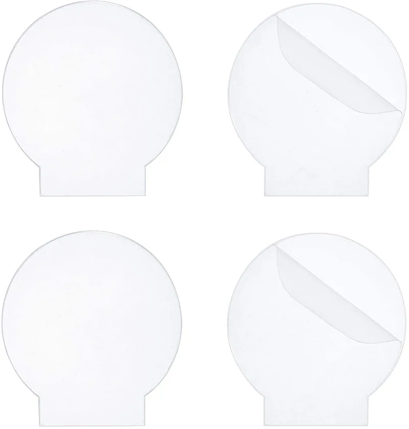 120*130mm Clear Acrylic Sheet Plexiglass Square Panel 2mm Thick Transparent acrylic Board for Diy Display Light Base Signs Craft