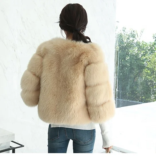 Low-Cost Sales Fur Coat Short Vegan Fur Coats Fur Coat Women