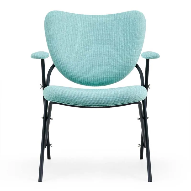 Оптовая продажа Тканевая Обивка складной учебный стул с подлокотником офисная мебель для Конференции