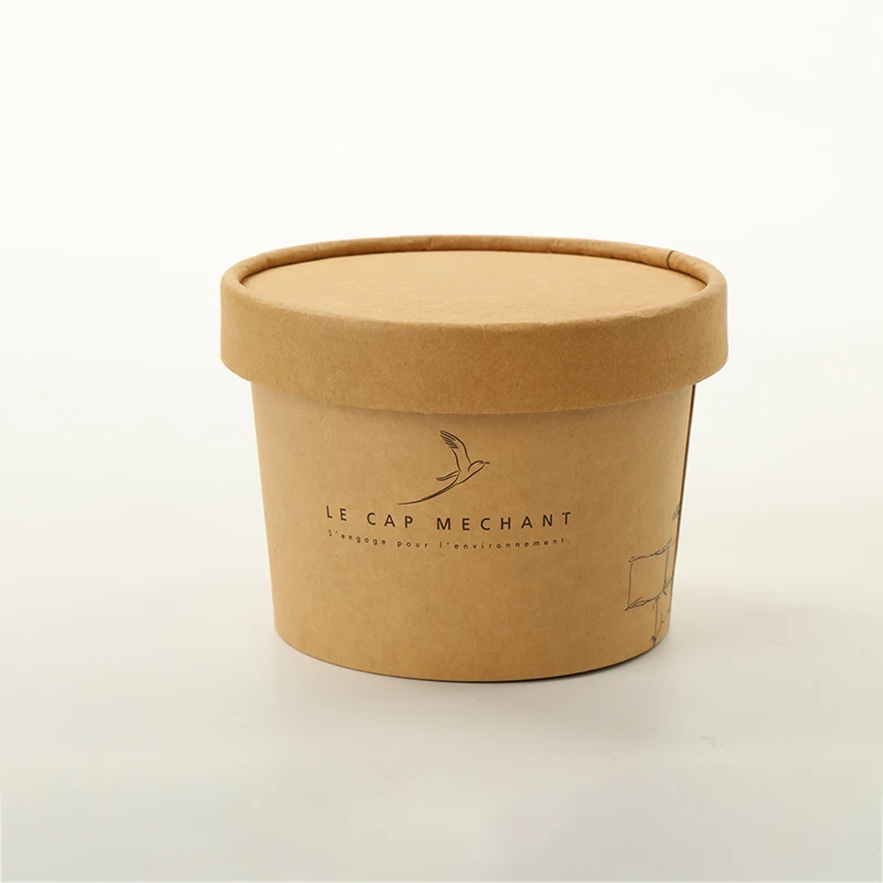2023 Ecofriendly products Disposable Paper soup cups takeout Food Container