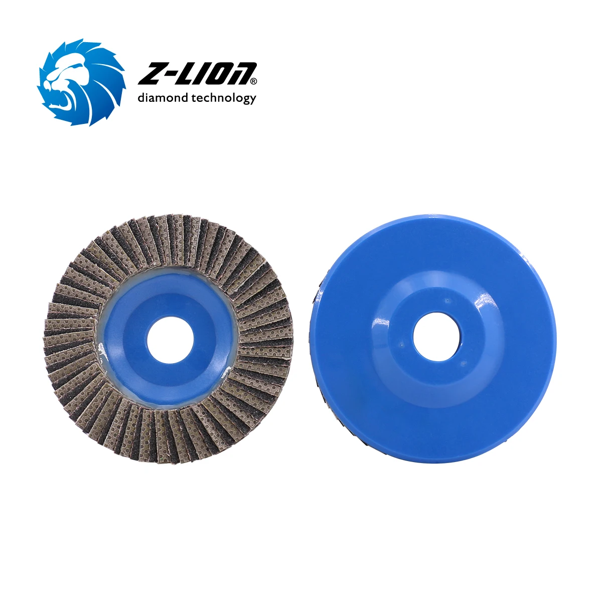 ZLION 115mm Diamond hybrid flap disc glass grinding wheel M14