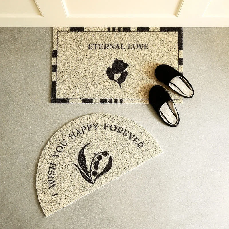 Custom printed nitrilel rubber design logo for home floor entrance mats brand logo mats custom door mats
