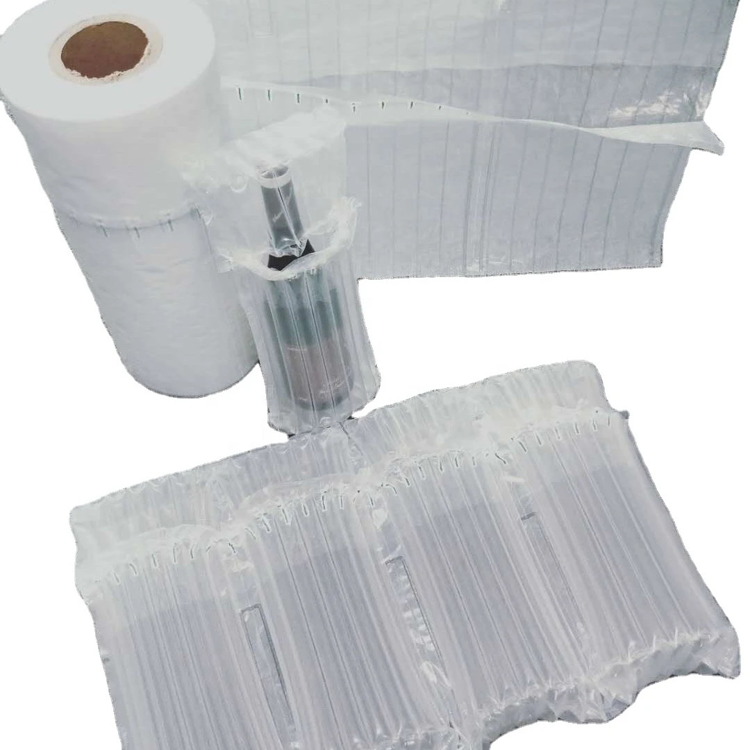 Roll packing protective wholesale air bubble air inflatable column roll protection packaging by automatic machine