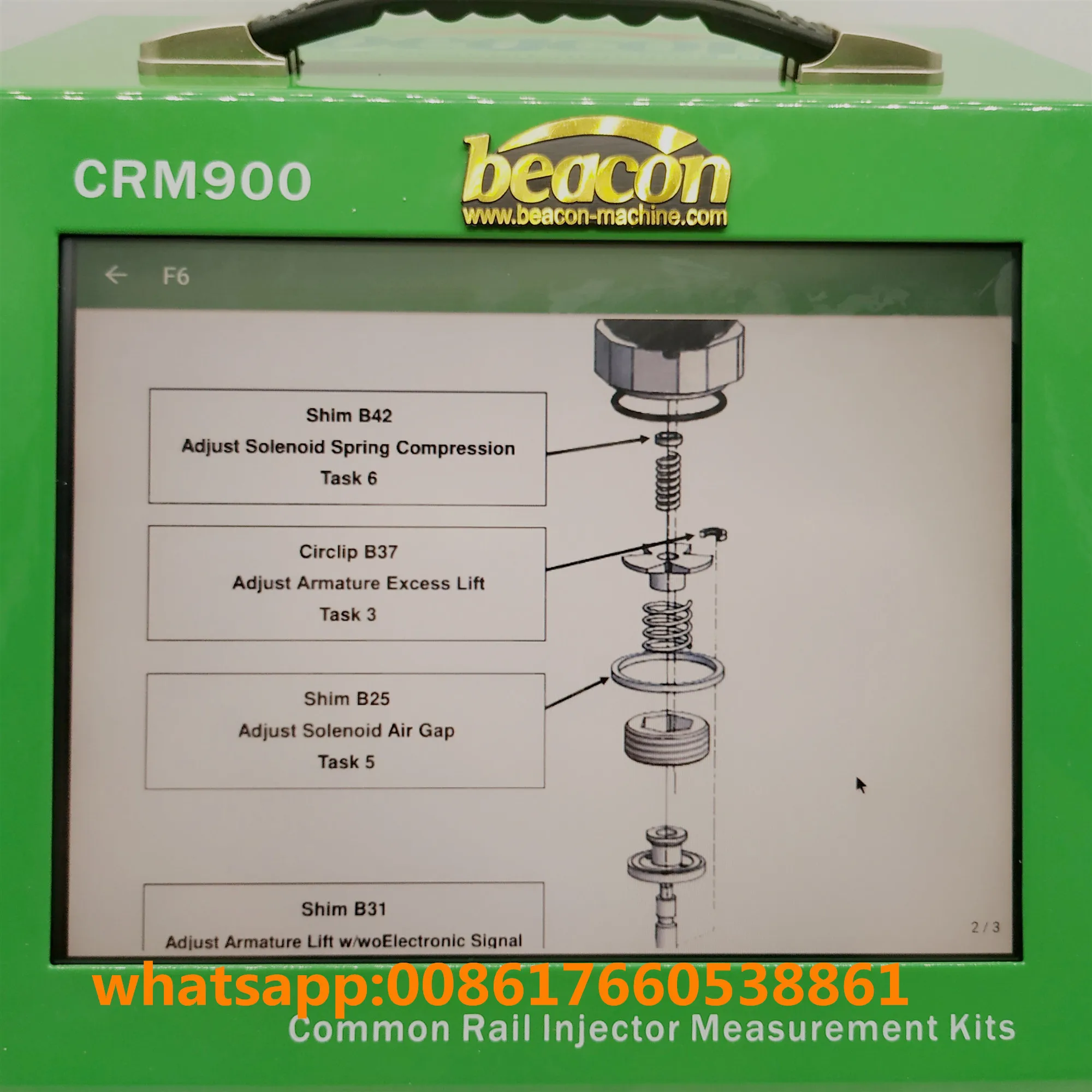  CRM900 форсунок common rail Инструменты для ремонта обновление с 3-я ступенями измерения CRM 900