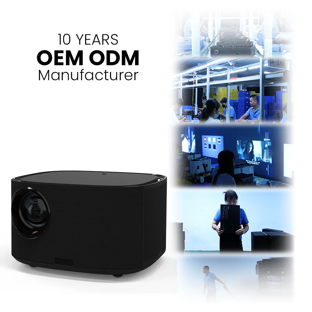 LED LCD Portable HD 1080p Mini Home Cinema Theater Android Video & presentation equipments Outdoor Movie Beamer 4K Projector