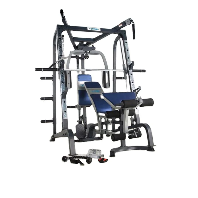 Multifunction Home Gym Exercise Multi Function Station Equipment Smith Machine Power Rack Multi Function Station For Exercise