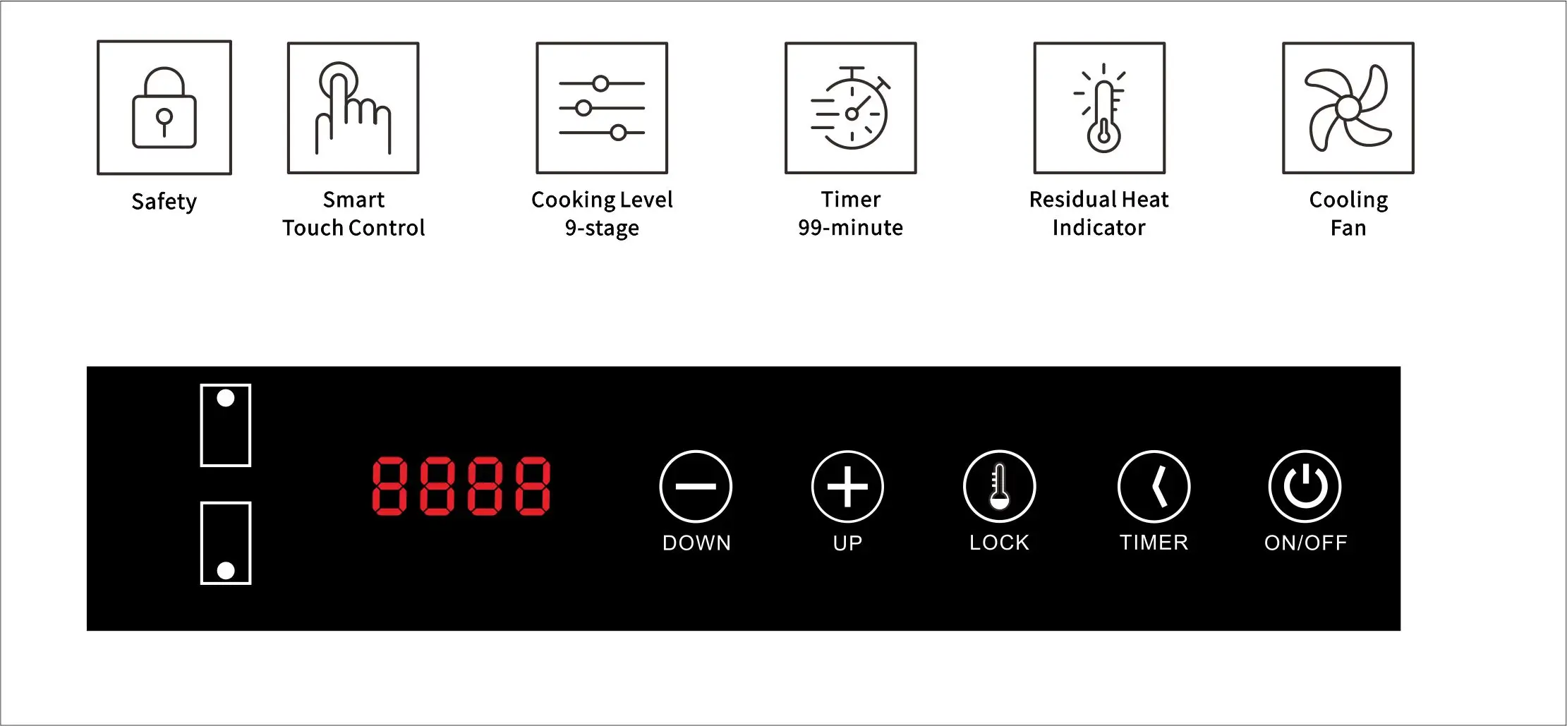 New Arrival 2 Plate Cooker Electric 110v/220v Double Burner Best Wholesale Stove Hob Induction Cooker Home Party Indoor Use