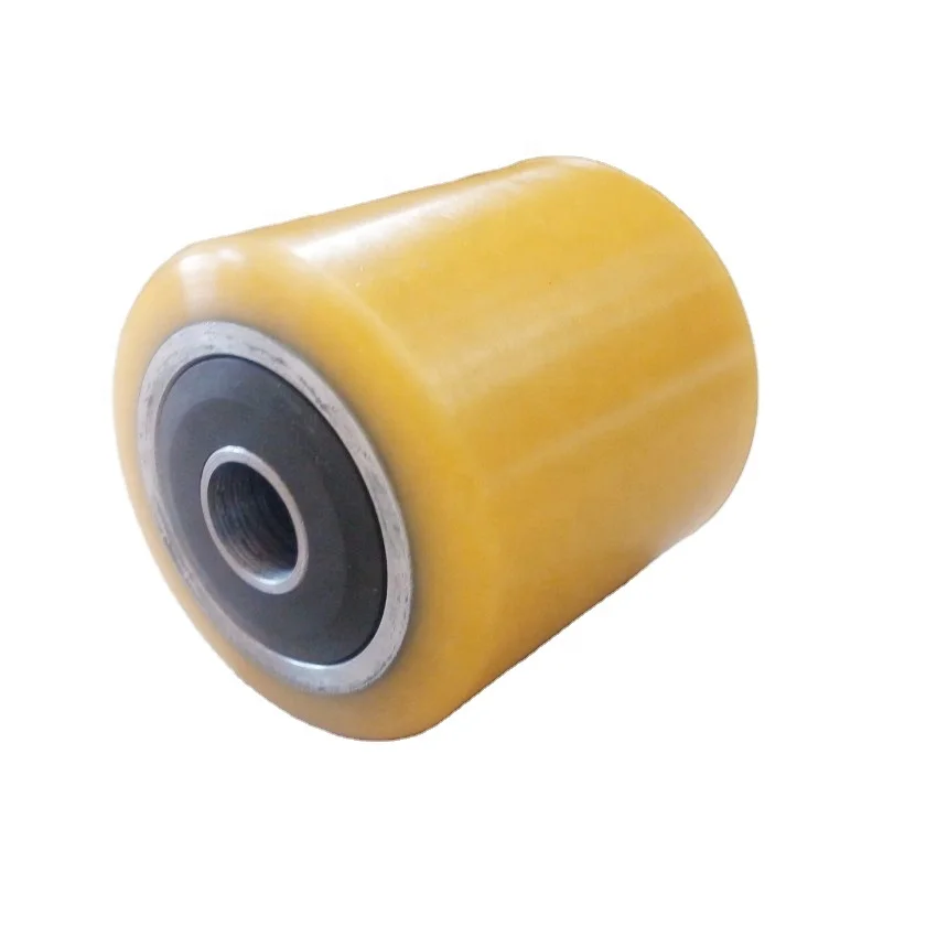 Durable 85x60/64-20 mm Linde Pallet Truck Spares Wheel polyurethane Load  Assy used on Linde Part No.0039903500, 0039903584