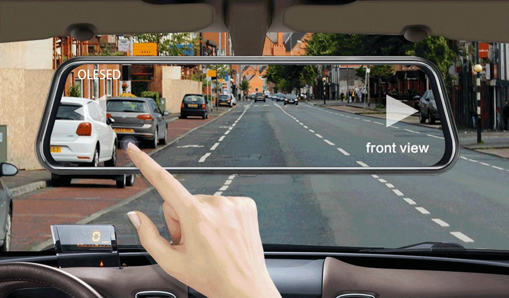 10inch High Quality New Night Vision Hd Black Box Car Vehicle Blackbox Dvr Manual Dash Camara