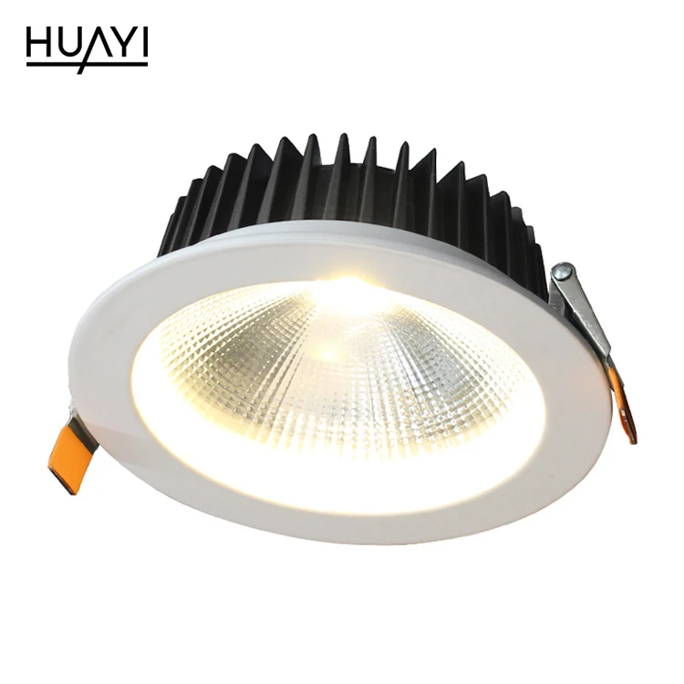 HUAYI Modern Style 8 12 15 20 30 Watt SMD Aluminum Commercial Studio Indoor Recessed LED Down Light
