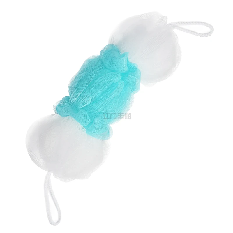 All Natural 30G~75G Custom Large Loofah Bath Sponge Body Scrubber Mesh Shower Pouf Bath Ball Sponge for Exfoliating