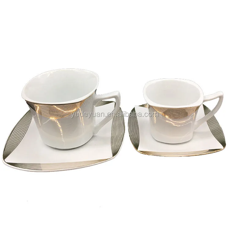 66 шт., набор роскошной посуды квадратной формы из фарфора