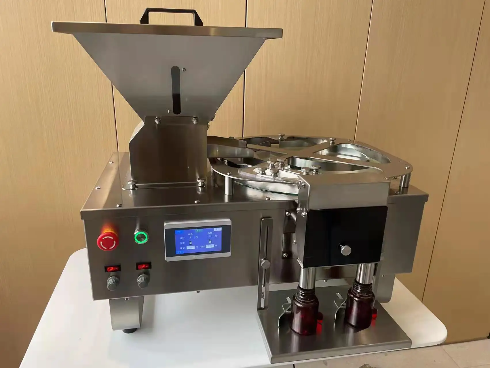 SINOPED new type no bottle no filling capsule tablet softgel gummy bears filling counting machine