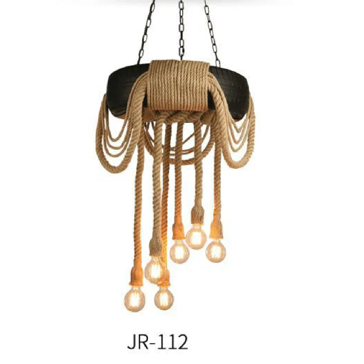 Декоративная подвесная гигантская хрустальная люстра K9 из пеньковой веревки с янтарными шинами для бара и ресторана