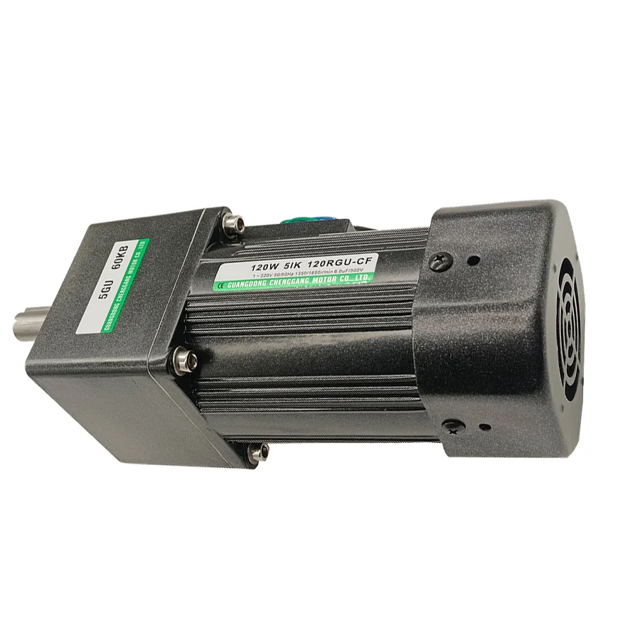 120w 50hz 90-1350rpm Speed Control 1 Phase 220 V Ac Motor Gear