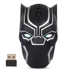 Cool Wireless Mouse Iron Man Black Panther Star Lord Ant Man Tree Man Gaming Mice with USB Unifying Receiver 1200 DPI for PC
