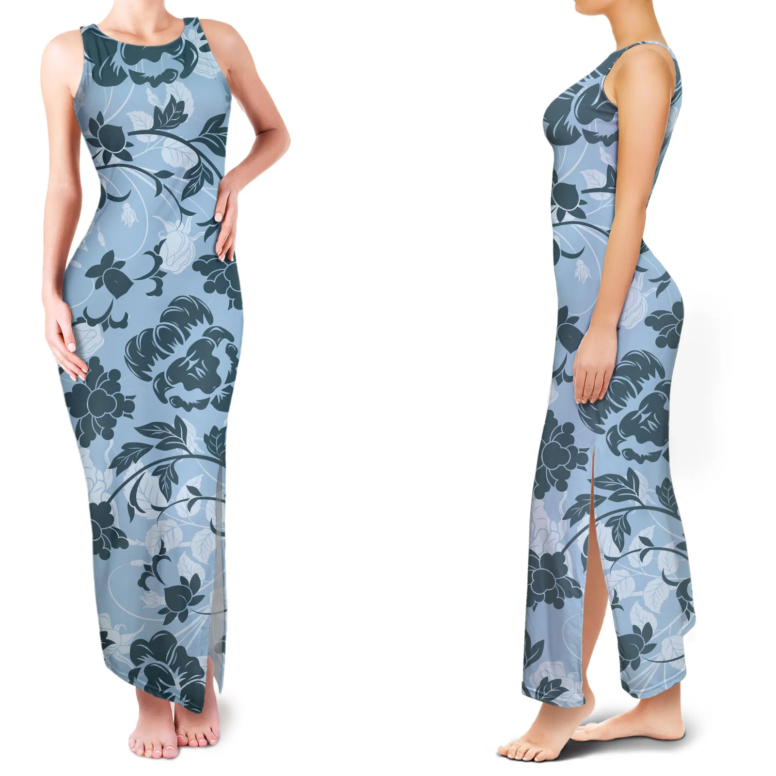 Женские облегающие платья-Макси