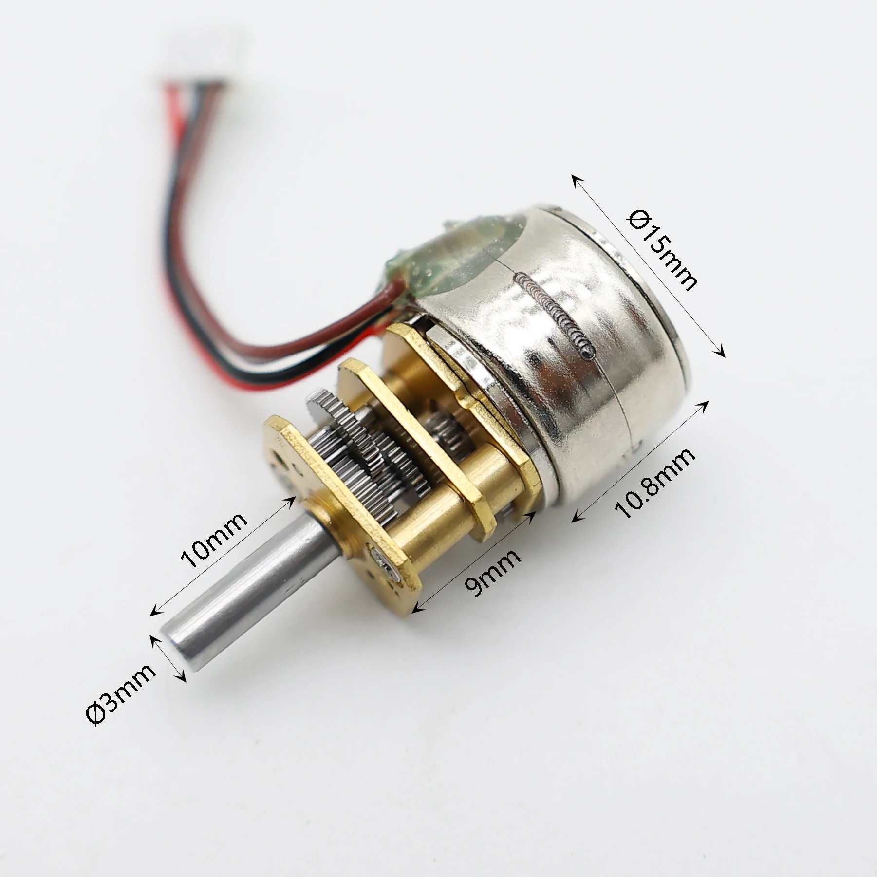 15mm dc gear stepper motor 12v 15by magnete permanente stepper motor