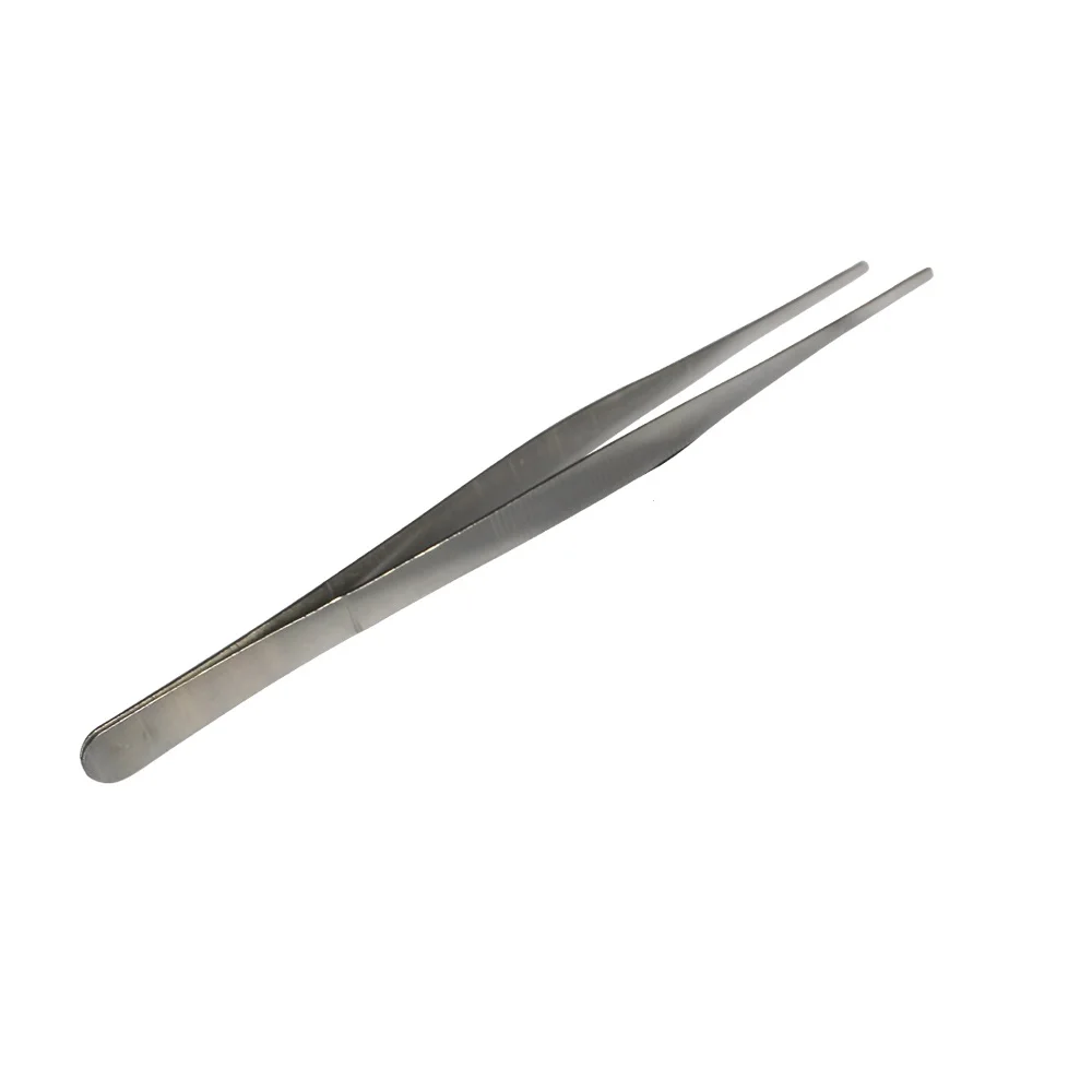 Wholesale 30cm Stainless Steel Handling Tweezers Reptile Feeding Tongs with Straight Head