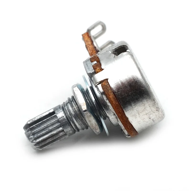 A500k/B500K 15mm ELectric Bass Guitar Volume Tone Pots Audio Tone Switch Potentiometer